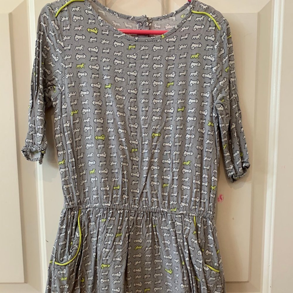 Crazy 8 dress with dog design fabric - size 6